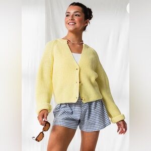 Sunny Cropped Cardigan Sweater